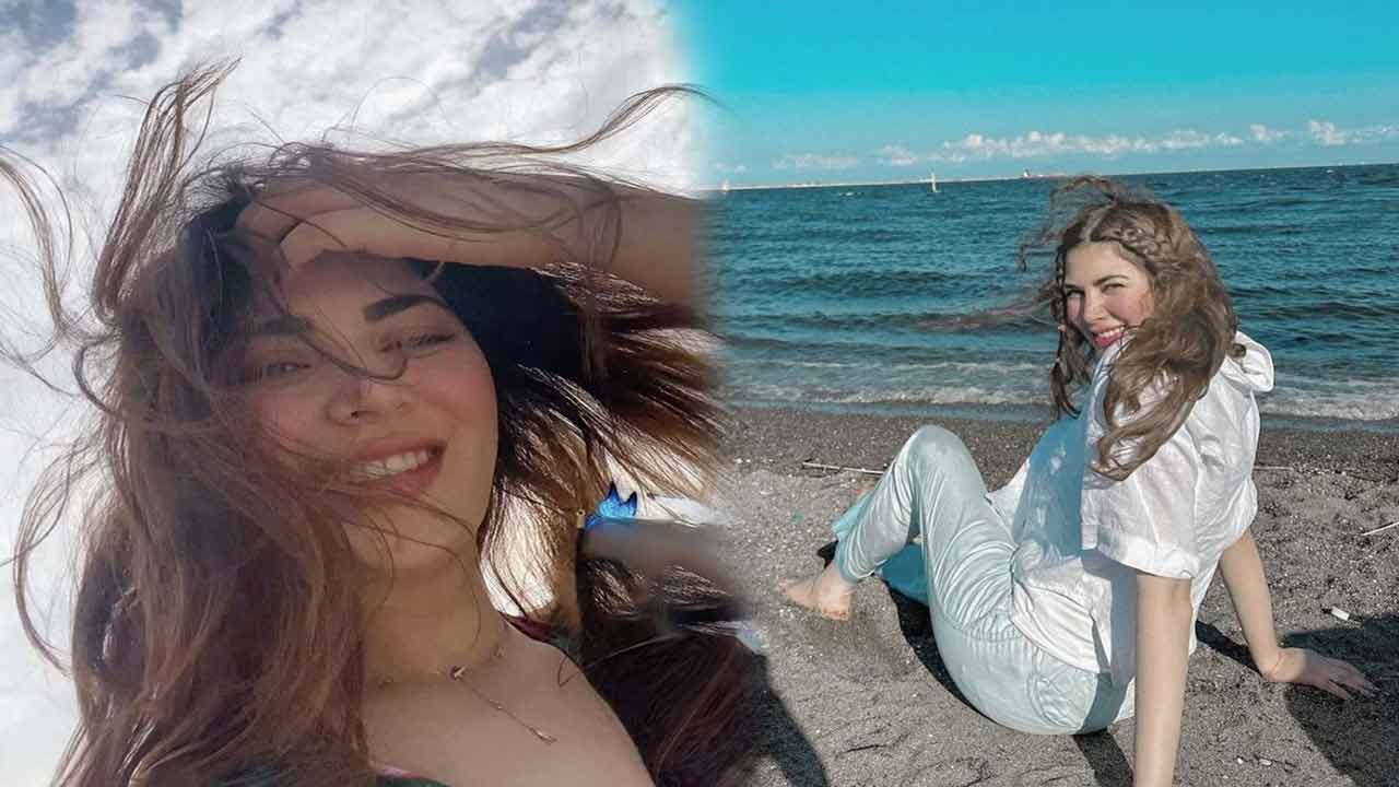 نیمل خاور کی ٹوکیو کے ساحل پر سیر و تفریح، تصاویر وائرل